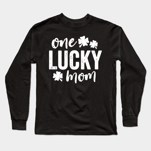 One Lucky Mom Long Sleeve T-Shirt by DetourShirts